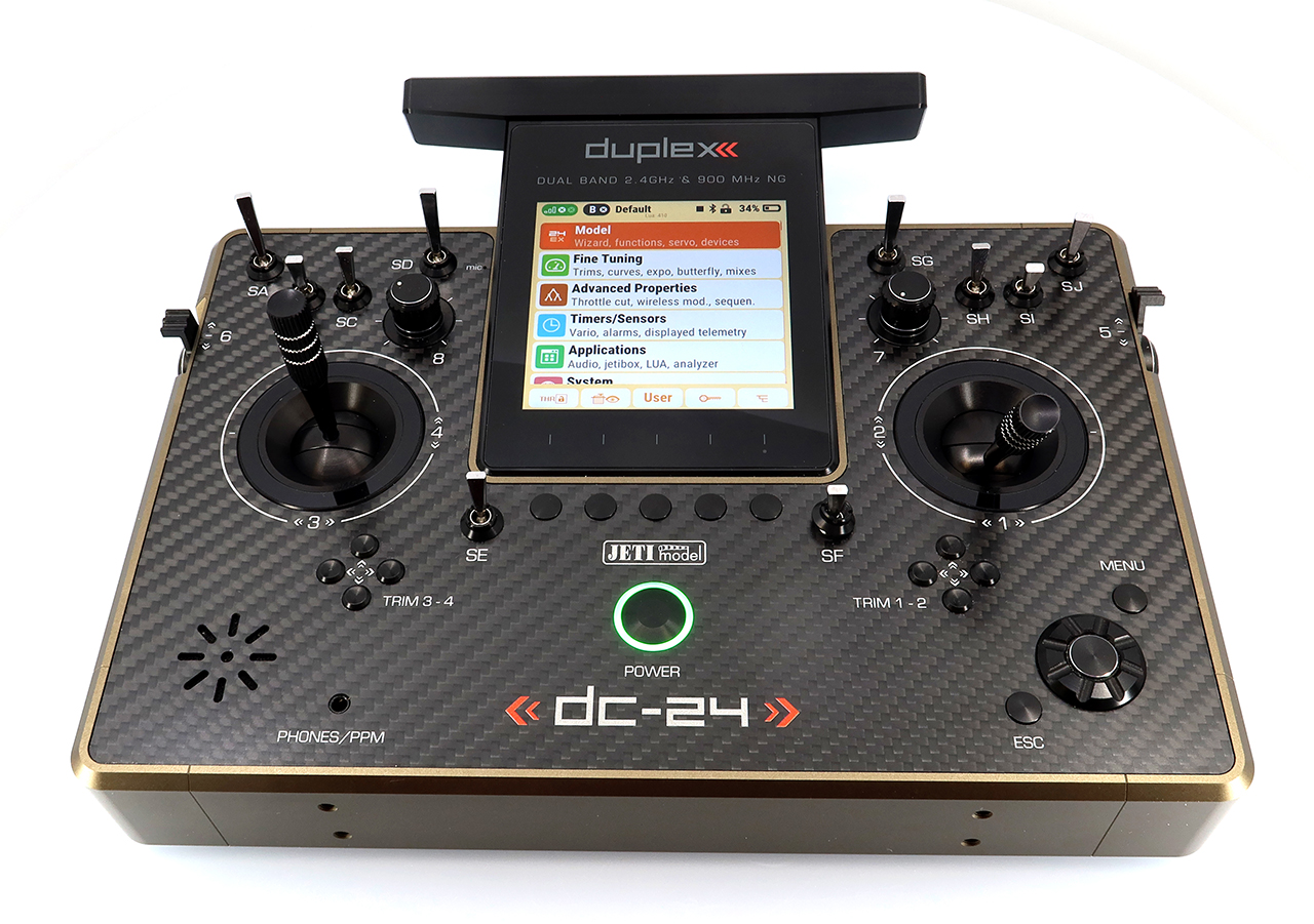 Vysílač Duplex DC-24II Carbon Line Bronz elox Rev.2