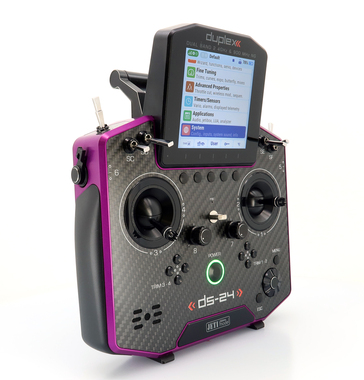 Vysílač Duplex DS-24II Carbon Line Purple elox