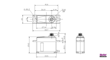 DITEX - Digital Servo Eco Line EL0809MD